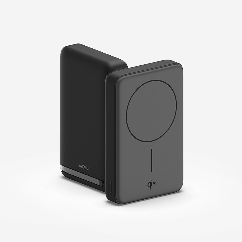 Qi2 15W 맥세이프 초고속 무선 보조배터리 10000mAh QB110 블랙 상세 이미지 2