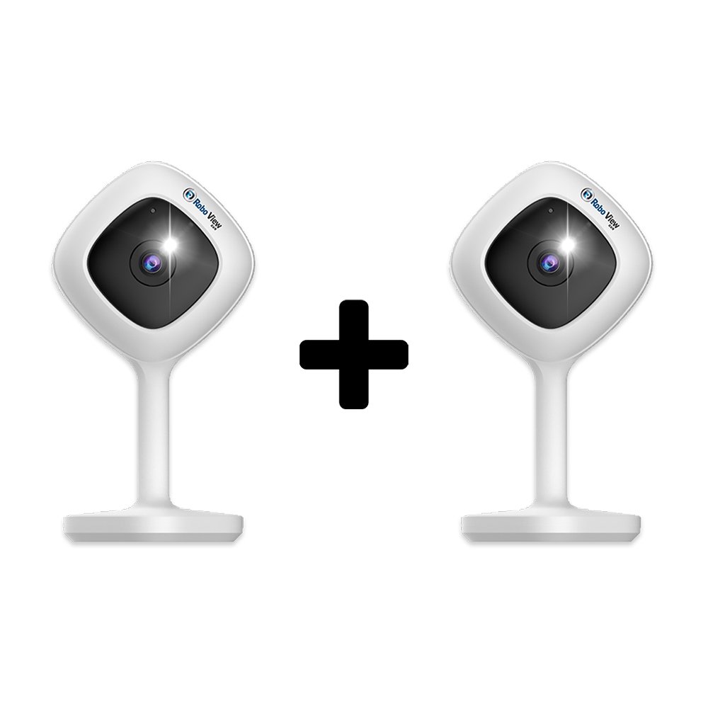 글로벌아이넷 로보뷰 A2 2세트 홈 CCTV 캠 미니 아기 분리수면 소리감지 상세 이미지 1